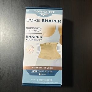 Core Shaper by Copper Fit S/M Beige   Waist 26”-32” NEW